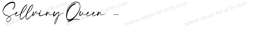 Sellviny Queen字体字体转换